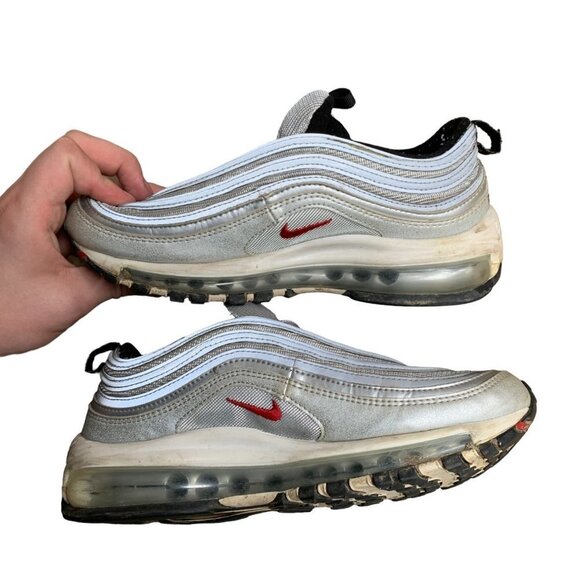 Rare 2014 Nike Air Max 97 Silver Bullet Size 5.5 - Picture 10 of 13